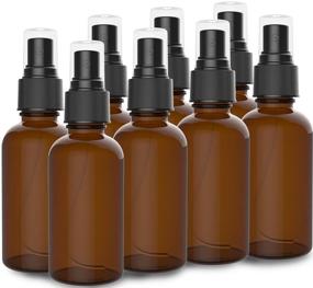 img 4 attached to 💧 Amber Spray Bottles 2Oz: Ultimate Packaging Solution for Essential Oils and DIY Sprays