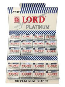 img 2 attached to Lord Platinum 100 Double Edge Safety Razor Blades, Conveniently Arranged as 5 Packs of 20 Blades