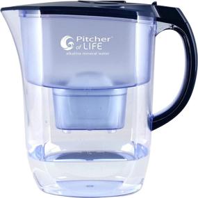 img 4 attached to Enhanced 2022 Super Alkaline Water Filter Pitcher - Advanced Water Alkalizer & Purifier, for Purified Drinking Water, Replaceable Ionized Filter