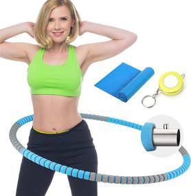 img 4 attached to 🏋️ Achieve Weight Loss & Fitness Goals with Uarzt Adjustable Weighted Exercise Hoop