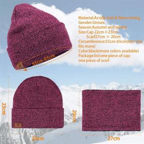 img 2 attached to Winter Beanie Screen Gloves Clothing Outdoor Recreation for Outdoor Clothing