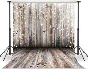 img 4 attached to 📸 Versatile and Chic WOLADA 10x10FT Brown Wood Plank Photo Backdrop: Perfect for Events, Celebrations, and Photography