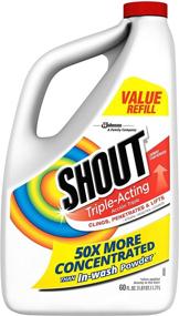 img 3 attached to 🧺 Shout Stain Remover Liquid Refill - 120 oz Total - Pack of 2