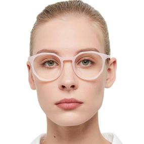 img 2 attached to Stylish Round Reading Glasses for Women - MARE AZZURO Readers in Various Strengths 1-3.5