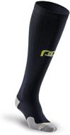 pro compression marathon socks: high-performance calf-length compression socks, unisex logo