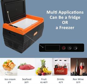 img 2 attached to Antarc Portable Refrigerator，12V Refrigerator（ 4℉ 68℉） Outdoor，Camping，Picnic，Travel（20L