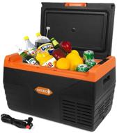antarc portable refrigerator，12v refrigerator（ 4℉ 68℉） outdoor，camping，picnic，travel（20l logo