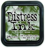 🌲 enhance your craft with ranger dis-27133 tim holtz distress ink pad in forest moss logo