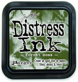 img 1 attached to 🌲 Enhance Your Craft with Ranger DIS-27133 Tim Holtz Distress Ink Pad in Forest Moss