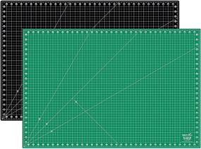 img 4 attached to Профессиональный Самовосстанавливающийся Ротационный Режущий Мат - Точные Полотнные Инструменты для Шитья, Пэчворка, Порезки Ткани и Рукоделия (24" x 36") - Прочный Двусторонний Материал для Скрапбукинга текстиля