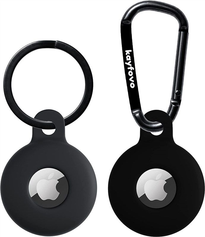 airtag holder accessories keychain silicone 로고