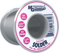 🔌 mg chemicals - 4895-454g 60/40 rosin core leaded solder with 0.032-inch diameter, 1-pound spool logo