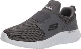 img 4 attached to Skechers Depth Charge Loafer Charcoal: Stylish Comfort for All-Day Wear