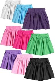 img 2 attached to 👗 Turquoise Girls' Clothing Skirts & Skorts by City Threads – Breathable and Sensitive