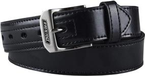 img 3 attached to 👔 Dickies Mens Leather Stitch Black Belt: Stylish Men's Accessories for a Polished Look