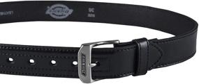 img 2 attached to 👔 Dickies Mens Leather Stitch Black Belt: Stylish Men's Accessories for a Polished Look