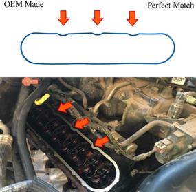 img 3 attached to High-Quality Valve Cover Gasket Set with Grommets for 1999~2016 GM/Isuzu/Saab V8 Engines - VS50504R1 VS50250A