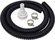 🌊 sealproof bilge pump hose 3/4-inch dia plumbing kit: premium quality, kinkfree pvc hose (5 ft) with hose clamps and thru-hull fitting – made in usa логотип