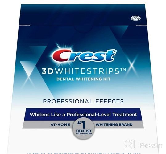 img 1 attached to 🦷 Crest 3D White Professional Effects Whitestrips with Bonus 1 Hour Express - 20+2 Treatments Teeth Whitening Kit review by Randy Hunnicutt