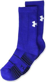 img 4 attached to 🧦 Under Armour Youth Team Crew Socks, Small - Royal/White - 1 Pair: Performance and Comfort for Youth Athletes