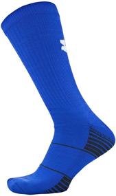 img 2 attached to 🧦 Under Armour Youth Team Crew Socks, Small - Royal/White - 1 Pair: Performance and Comfort for Youth Athletes