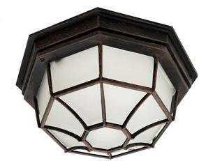 img 4 attached to 🏮 Trans Globe Imports 40582 RT Traditional Flushmount Lantern - Benkert Collection, Bronze / Dark Finish, 11.00 inches