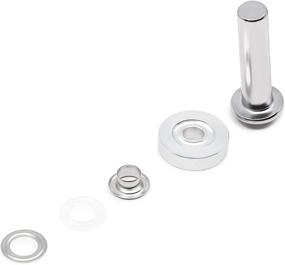 img 1 attached to 🔩 Dritz 730-65-T 2-Part Eyelets Kit - Nickel, 1/4-Inch (15-Count)