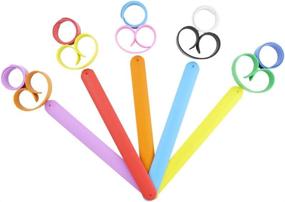img 3 attached to 🌈 DEEBF Silicone Bracelets - Vibrant Rainbow Party Favors
