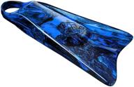 kpaloa splash blue swim training fins logo