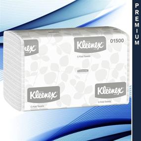 img 2 attached to 🧻 Kimberly-Clark Professional Kleenex C Fold Paper Towels (01500) – Absorbent, White – 16 Packs/Case, 150 C-Fold Towels/Pack – 2,400 Towels/Case: High-Quality, Hygienic Solution!