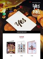 🌟 jyp entertainment twice yes or yes [b version] 6th mini album - cd+photocards+yes or yes card+folded poster+pre-order benefit+extra photocards set logo