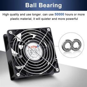 img 2 attached to Wathai Industrial Bearing Brushless Cooling