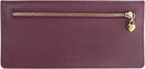 img 2 attached to 👛 Womens Credit Leather Wallet with Zipper - Women's Handbags, Wallets & Purses