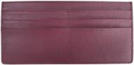 👛 womens credit leather wallet with zipper - women's handbags, wallets & purses logo