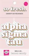 alpha sigma tau retro freshener logo