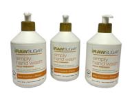 renew your hands with raw sugar living hand wash - raw coconut + mango 3 pack (16.9 oz) logo