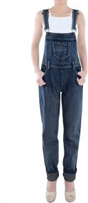 img 3 attached to 👖 Anna Kaci Womens Vintage Straight Overalls: Stylish Jumpsuits, Rompers & More