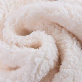 img 1 attached to RHF Flamingo Fuzzy Blanket: Plush, Fluffy & Cozy Bed Throw Blanket for Kids & Adults - Velvet, Thick Fleece - Perfect Couch Blanket and Flamingo Gift (Throw), White