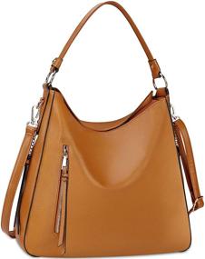 img 4 attached to Handbags Waterproof Leather Shoulder Crossbody Women's Handbags & Wallets in Totes