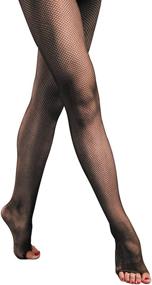 img 1 attached to Pitping Pantyhose Stockings Fishnet Toeless Sports & Fitness