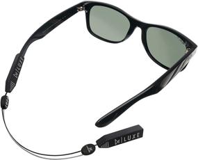 img 2 attached to Luxe Performance Cable Strap Prescription Men's Accessories for Sunglasses & Eyewear Accessories
