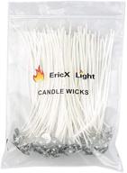 ericx light natural candle pre waxed logo