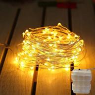 🌟 sanniu fairy lights 1pack - 5m/16ft mini 3a battery operated indoor string lights - copper wire starry led lights for bedroom, outdoor, christmas, parties, wedding, centerpiece, decoration - warm white логотип