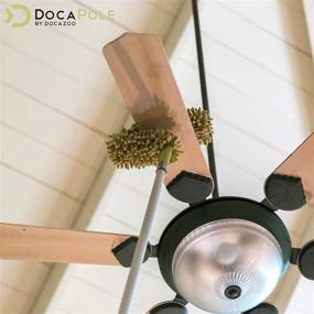 img 3 attached to 🧹 Revamp Your Cleaning Routine with DocaPole Dusting Attachments: 3-Piece Cobweb, Microfiber Feather, and Ceiling Fan Duster Kit