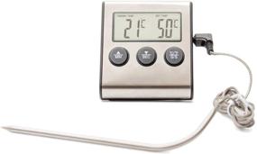 img 4 attached to Ultimate Digital Meat Thermometer: Instant Read, Timer, BBQ and Grilling - Professional Grade