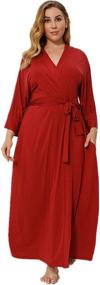 img 2 attached to Womens Bathrobes Lightweight Sleepwear Loungewear Women's Clothing for Lingerie, Sleep & Lounge