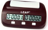 ⏱️ enhance your chess game with the professional leap pq9907s digital chess clock count up down timer with clock logo