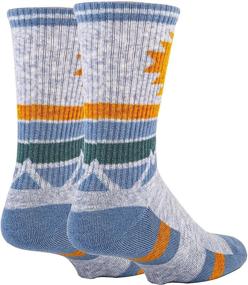 img 3 attached to Hiker Merino Wool Micro Crew Socks Cushion | Unisex Sock It Up Comfort for Men & Women