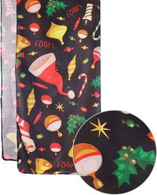 img 2 attached to 🎅 Snow Day Santa Oblong Christmas Scarf - Festive Designs by Christmas Scarf Company