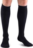 🧦 lewis n. clark travel compression socks - black, large - convenient comfort for your journeys logo